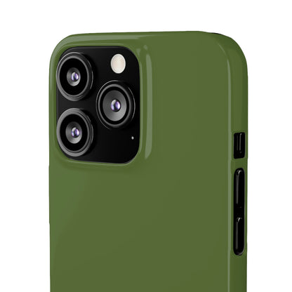 Dark Olive Green iPhone Case (Slim) Phone Case