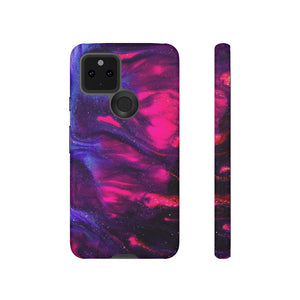 Deep Purple Ink Art Android Case (Protective) Google Pixel 5 Matte Phone Case