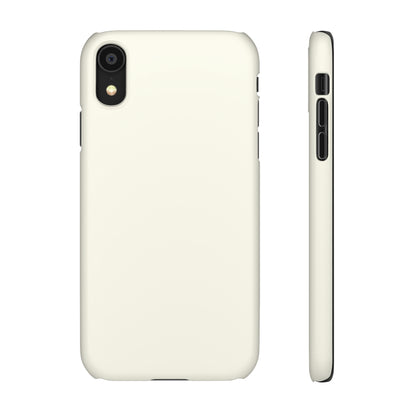 Floral White iPhone Case (Slim) iPhone XR Matte Phone Case