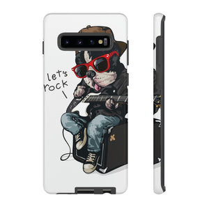 Rock n Roll Dog Android Case (Protective) Samsung Galaxy S10 Plus Glossy Phone Case