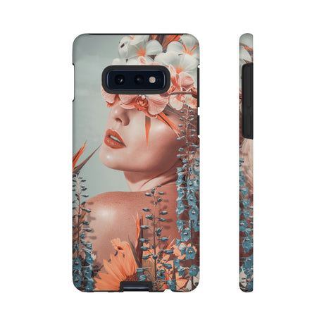 Contemporary Flowers Android Case (Protective) Samsung Galaxy S10E Matte Phone Case