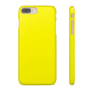 Cadmium Yellow iPhone Case (Slim) iPhone 8 Plus Glossy Phone Case