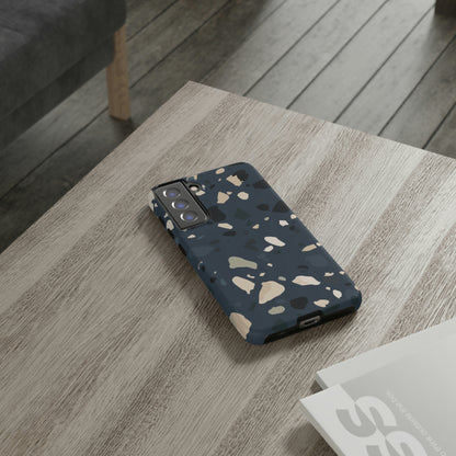 Dark Blue Terrazo Android Case (Protective) Phone Case