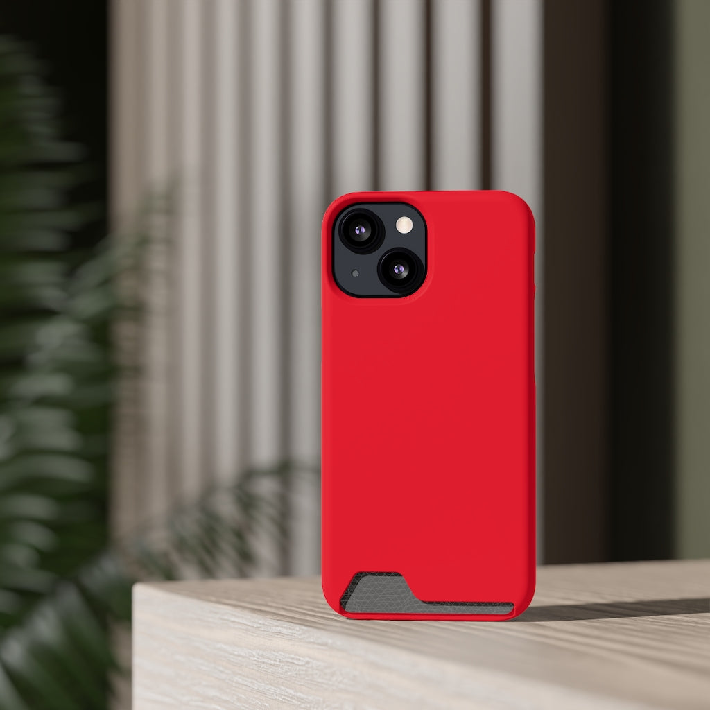 Cadmium Red iPhone Case (Card) Phone Case