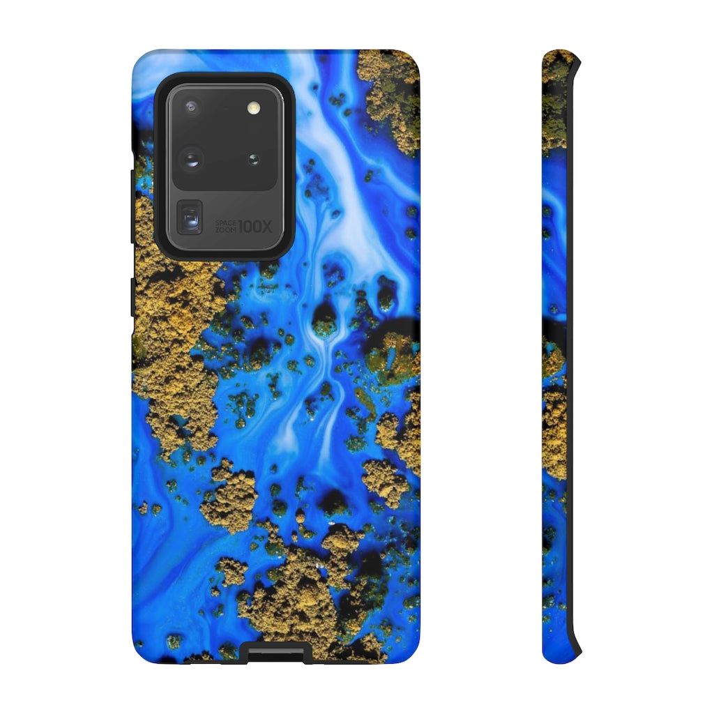 Blue River Ink Art Android Case (Protective) Samsung Galaxy S20 Ultra Matte Phone Case