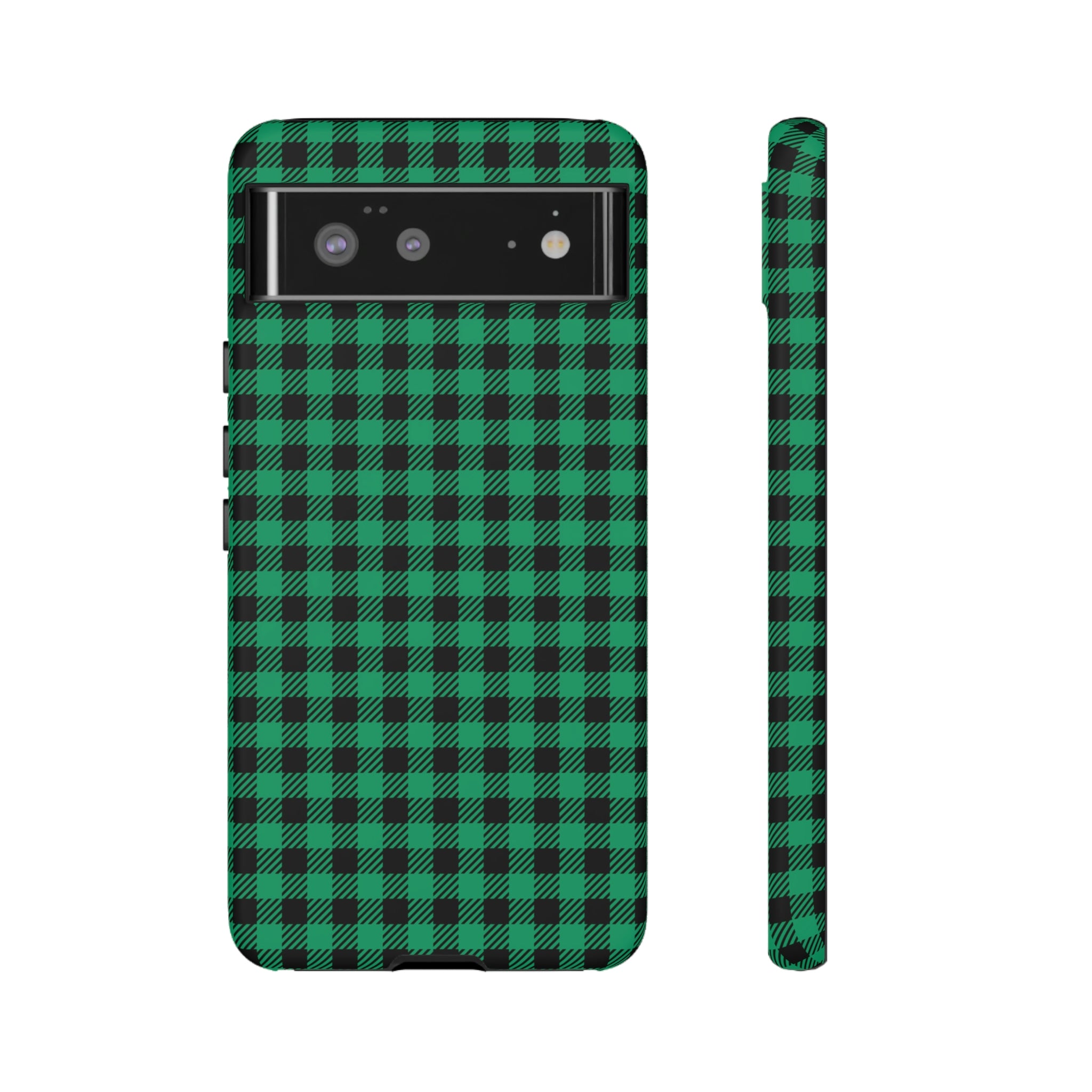 Green Flannel Android Case (Protective) Google Pixel 6 Matte Phone Case