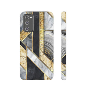 Gold Art Deco Android Case (Protective) Samsung Galaxy S20 FE Matte Phone Case