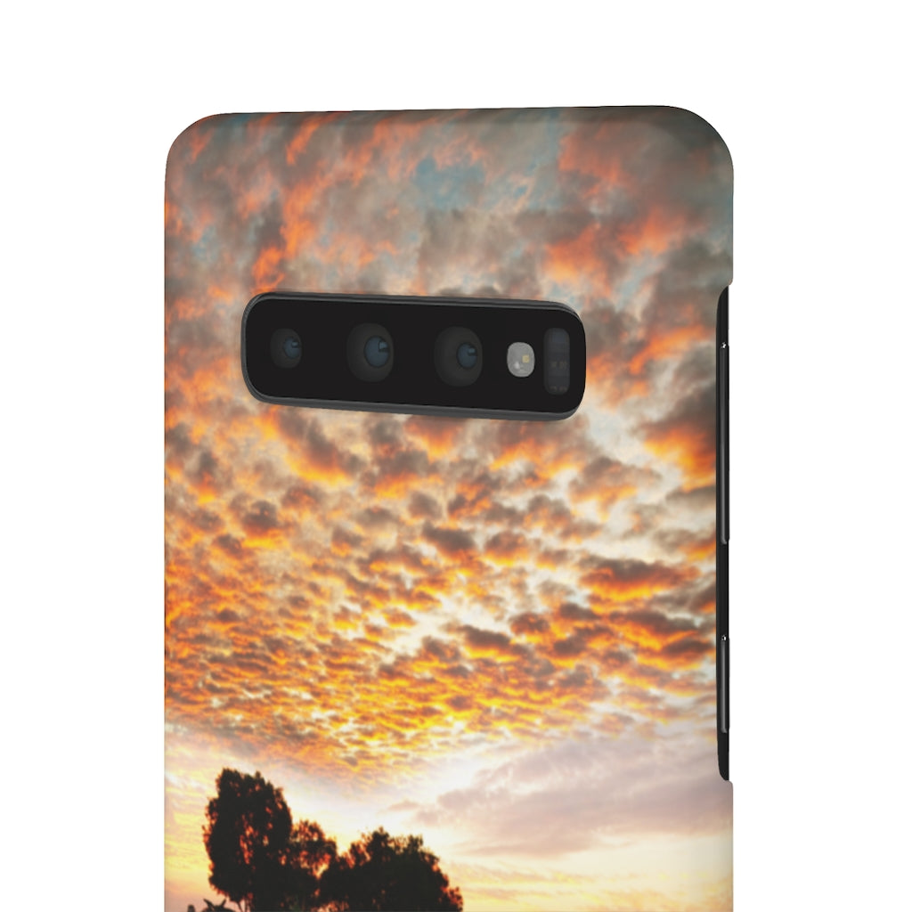 Sunset on the Tropical River Samsung/iPhone (Slim) Samsung Galaxy S10 Matte Phone Case