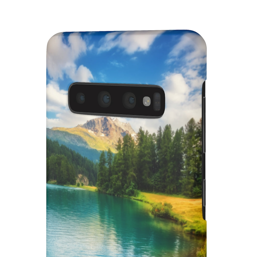 Fantastic Azure Alpine Lake Samsung/iPhone (Slim) Samsung Galaxy S10 Matte Phone Case