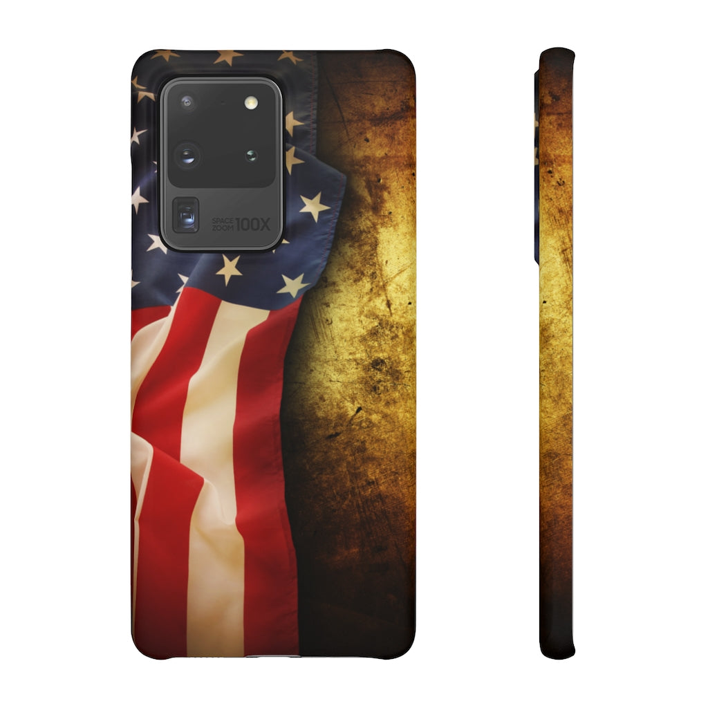 Close up of American flag Samsung/iPhone (Slim) Phone Case