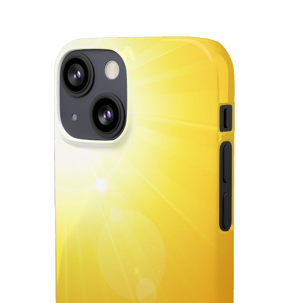 Bright Summer Sun Samsung/iPhone (Slim) iPhone 13 Mini Glossy Phone Case