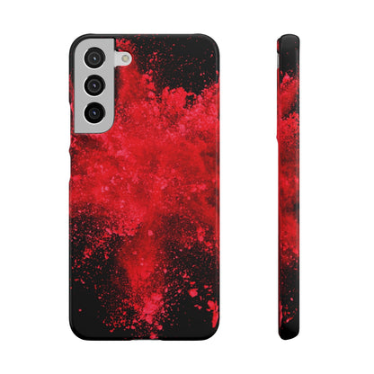 Red Explosion Samsung Case (Slim) Samsung Galaxy S22 Plus Glossy Phone Case