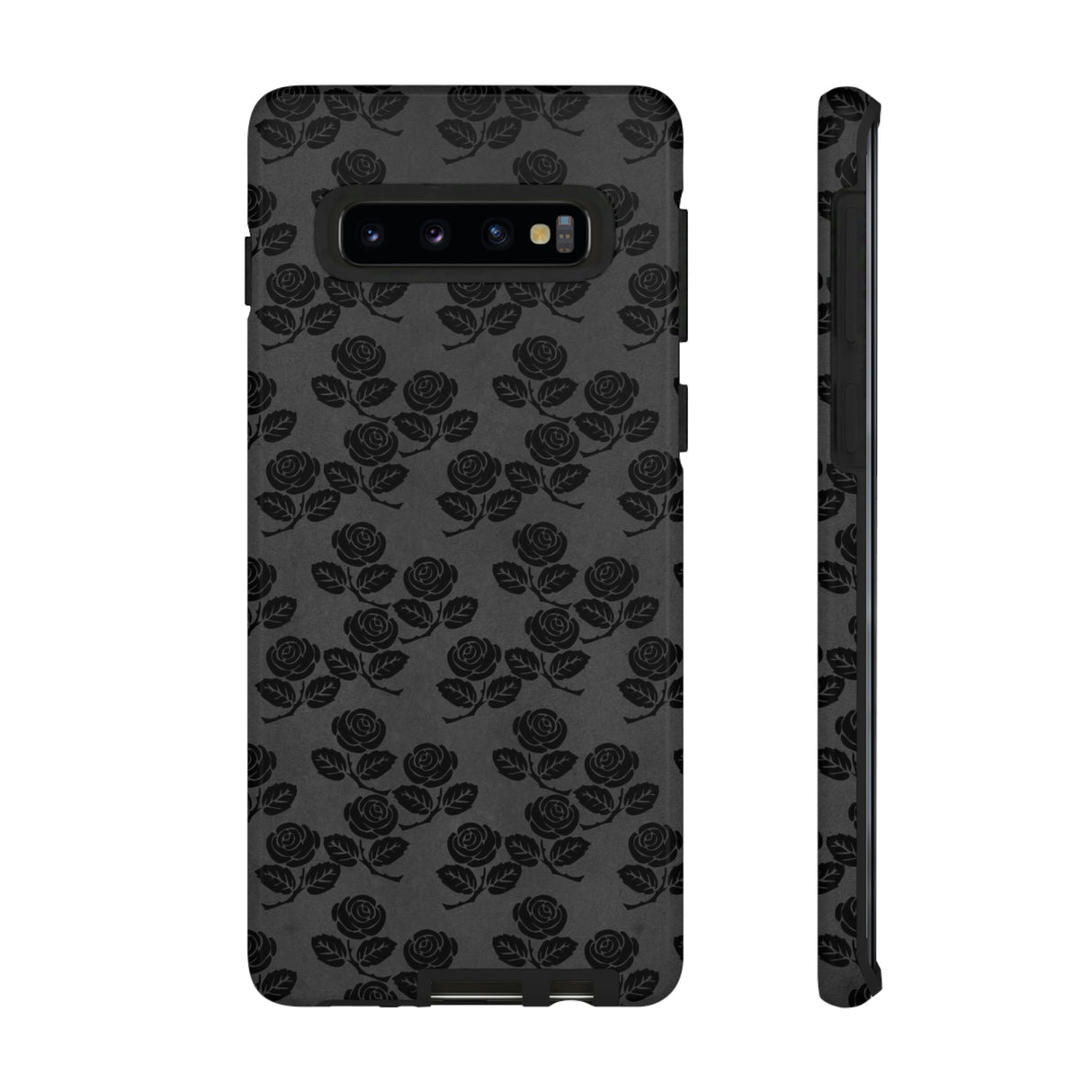 Surrunge Gothic Flower Samsung Case (Protective) Samsung Galaxy S10 Glossy Phone Case