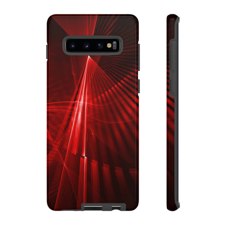 Red Disco Lights Android Case (Protective) Samsung Galaxy S10 Plus Glossy Phone Case