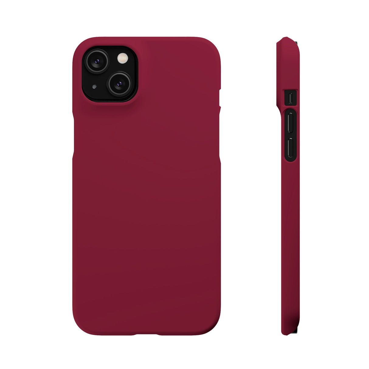 Claret Red iPhone Case (Slim) iPhone 14 Plus Matte Phone Case