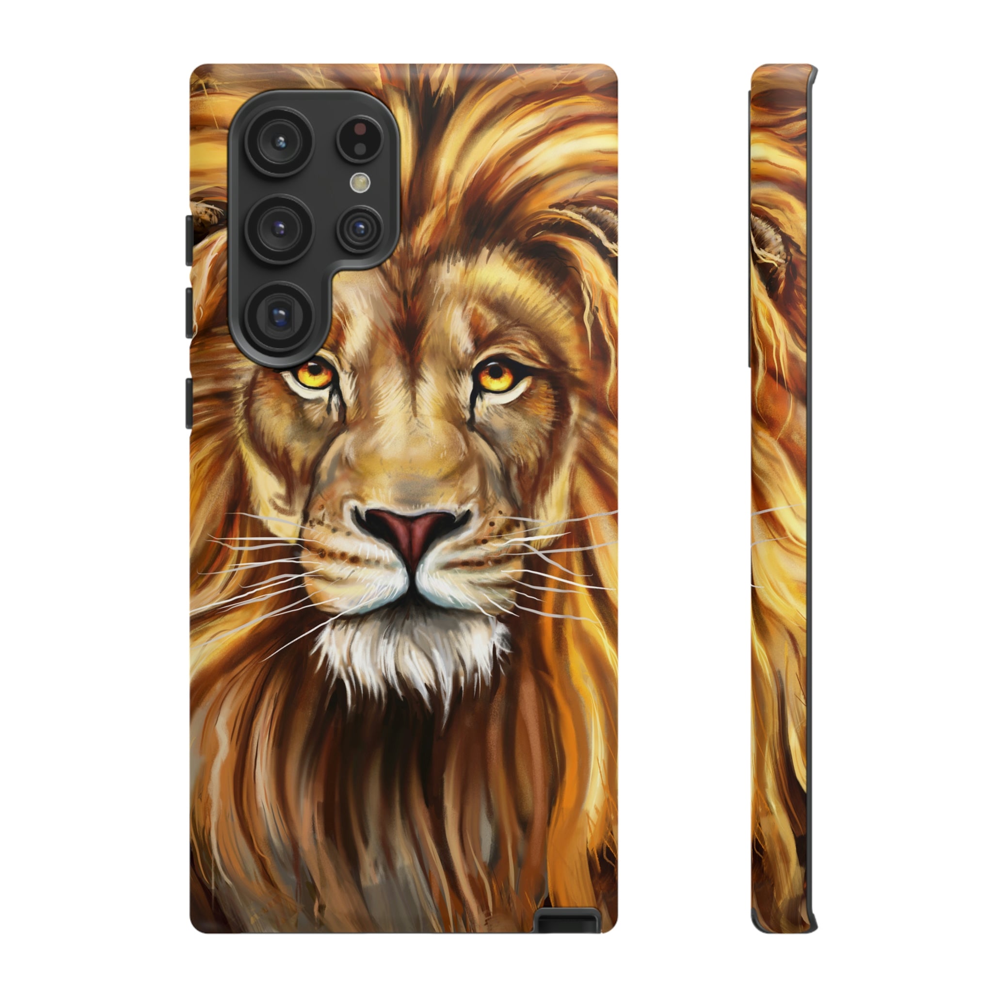 Lion Android Case (Protective) Samsung Galaxy S22 Ultra Matte Phone Case