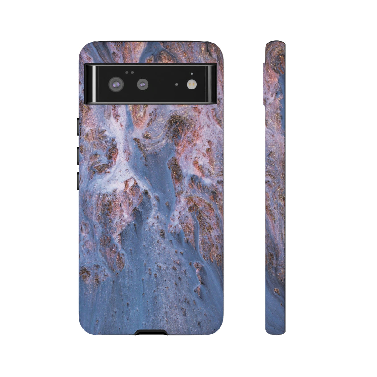 Blue Ice Ink Art Android Case (Protective) Phone Case