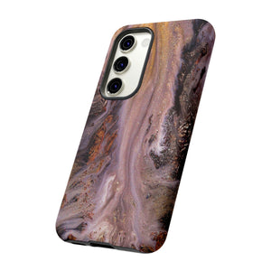 Pink Marble Ink Art Android Case (Protective) Phone Case