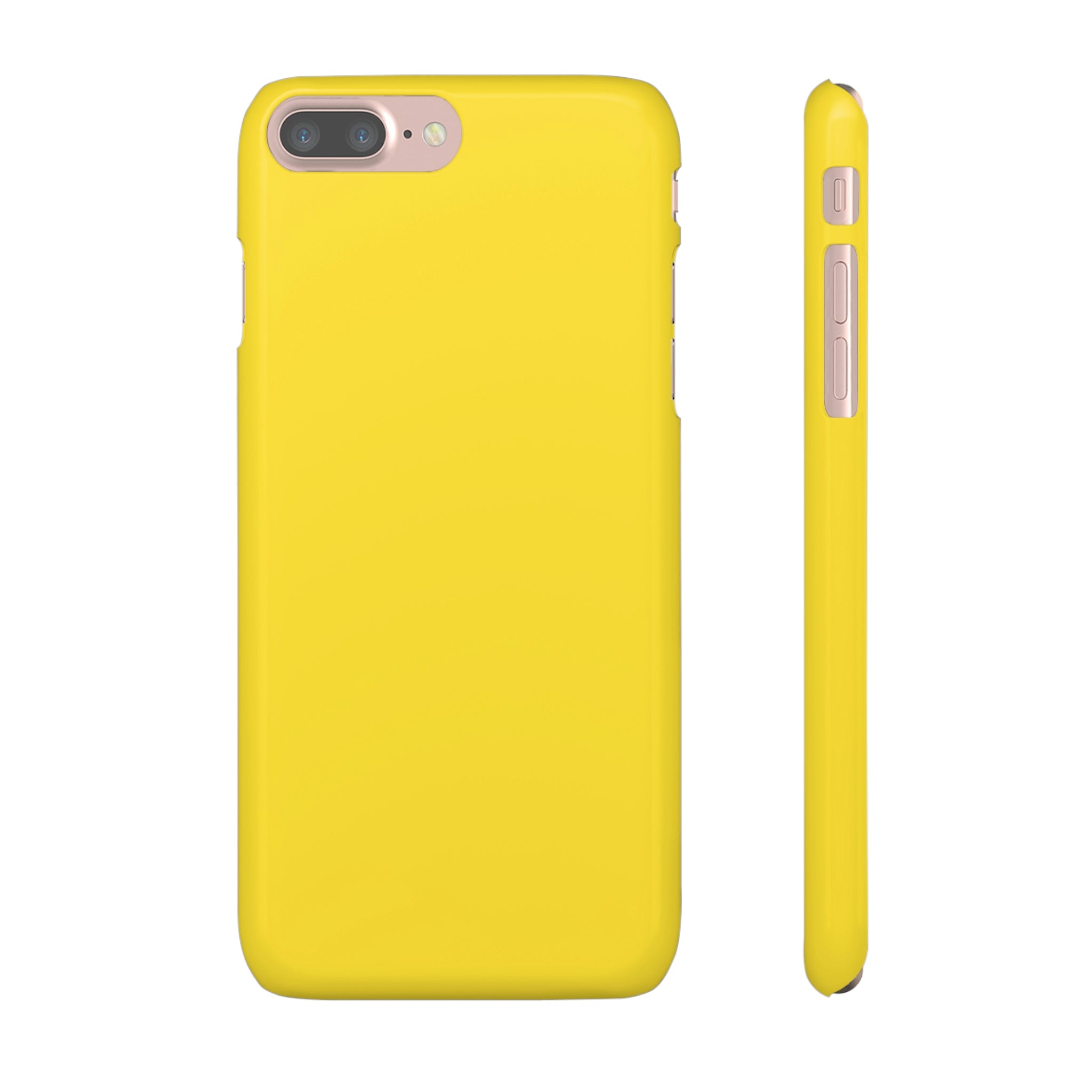 Banana Yellow iPhone Case (Slim) iPhone 7 Plus Glossy Phone Case