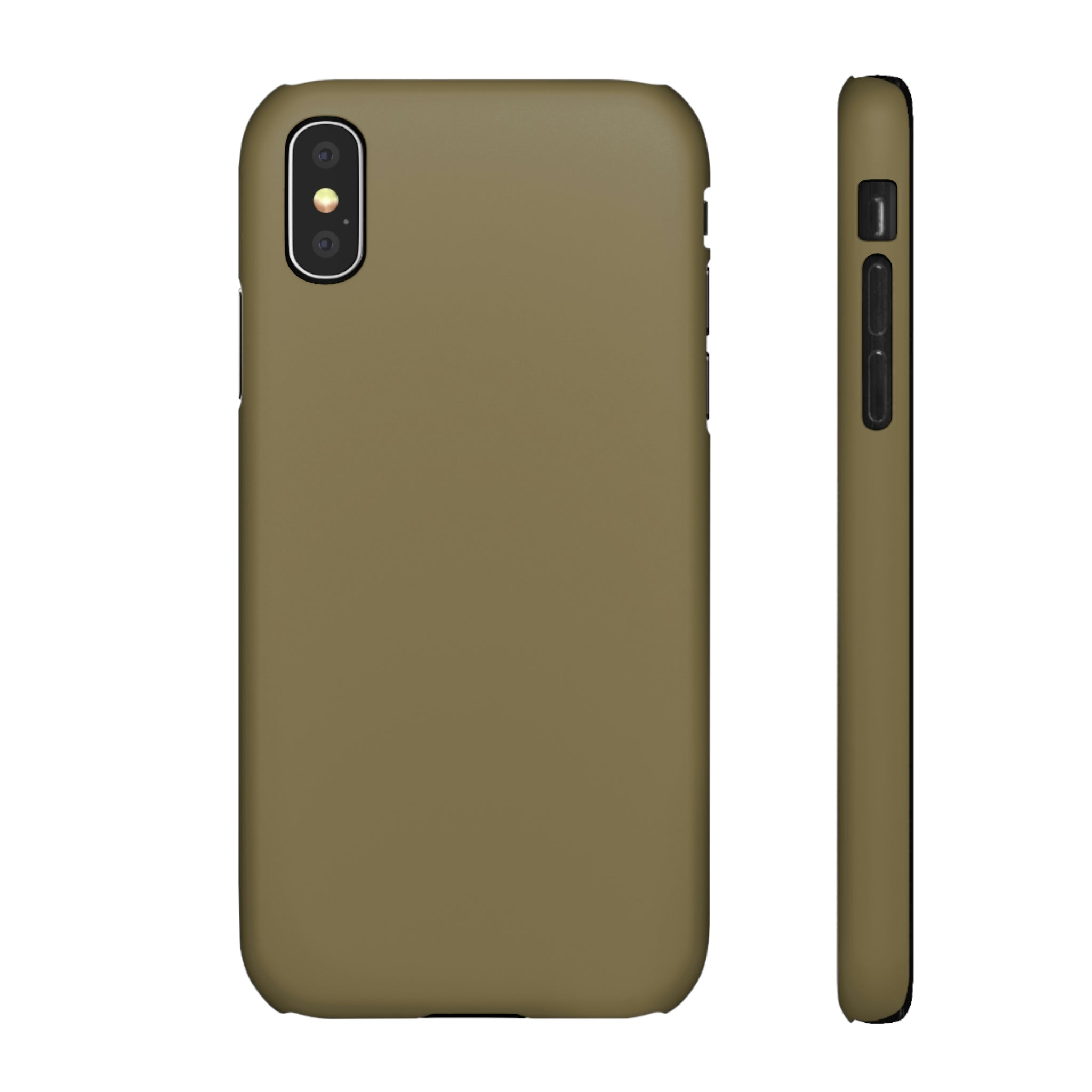 Gold Fusion iPhone Case (Slim) iPhone X Matte Phone Case