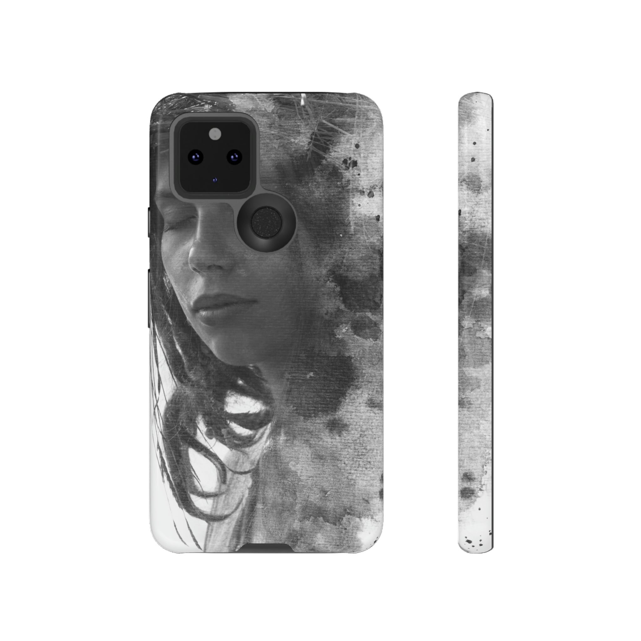 Portrait Lady Android Case (Protective) Google Pixel 5 5G Glossy Phone Case