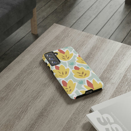 Summer Yellow Happy Flower Samsung Case (Protective) Phone Case