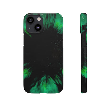 Northen Star Gaze Ink Art iPhone Case (Slim) iPhone 13 Mini Glossy Phone Case