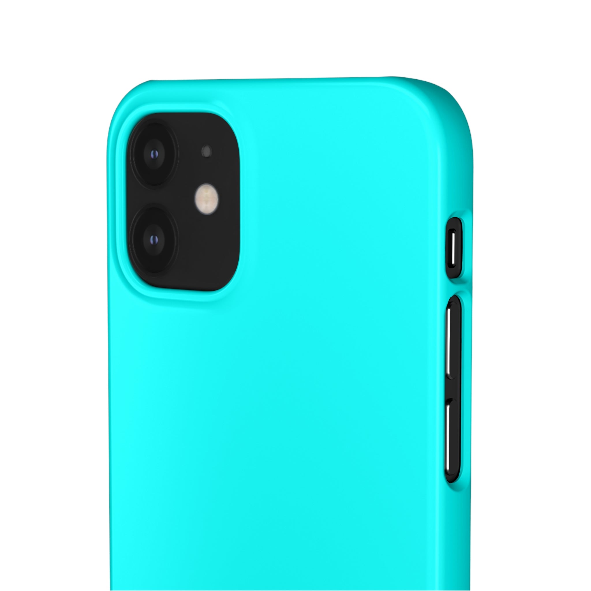 Aqua Blue iPhone Case (Slim) Phone Case