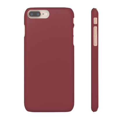 Cordovan Purple iPhone Case (Slim) iPhone 8 Plus Matte Phone Case