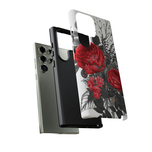 Roclop Gothic Flower Samsung Case (Protective) Phone Case