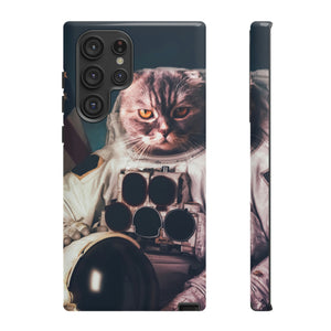 Cat Astronaut Android Case (Protective) Samsung Galaxy S22 Ultra Glossy Phone Case