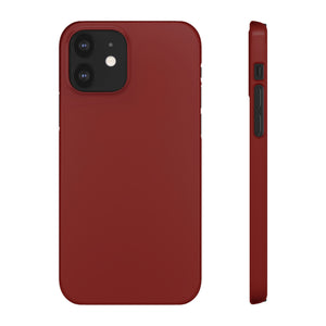 Falu Red iPhone Case (Slim) iPhone 12 Glossy Phone Case