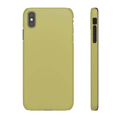 Dark Khaki iPhone Case (Slim) iPhone XS MAX Glossy Phone Case