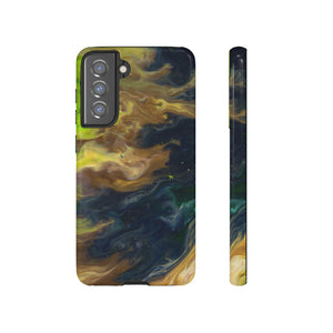 Toxic Ink Art Android Case (Protective) Samsung Galaxy S21 FE Glossy Phone Case