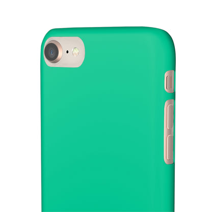 Caribbean Green iPhone Case (Slim) Phone Case