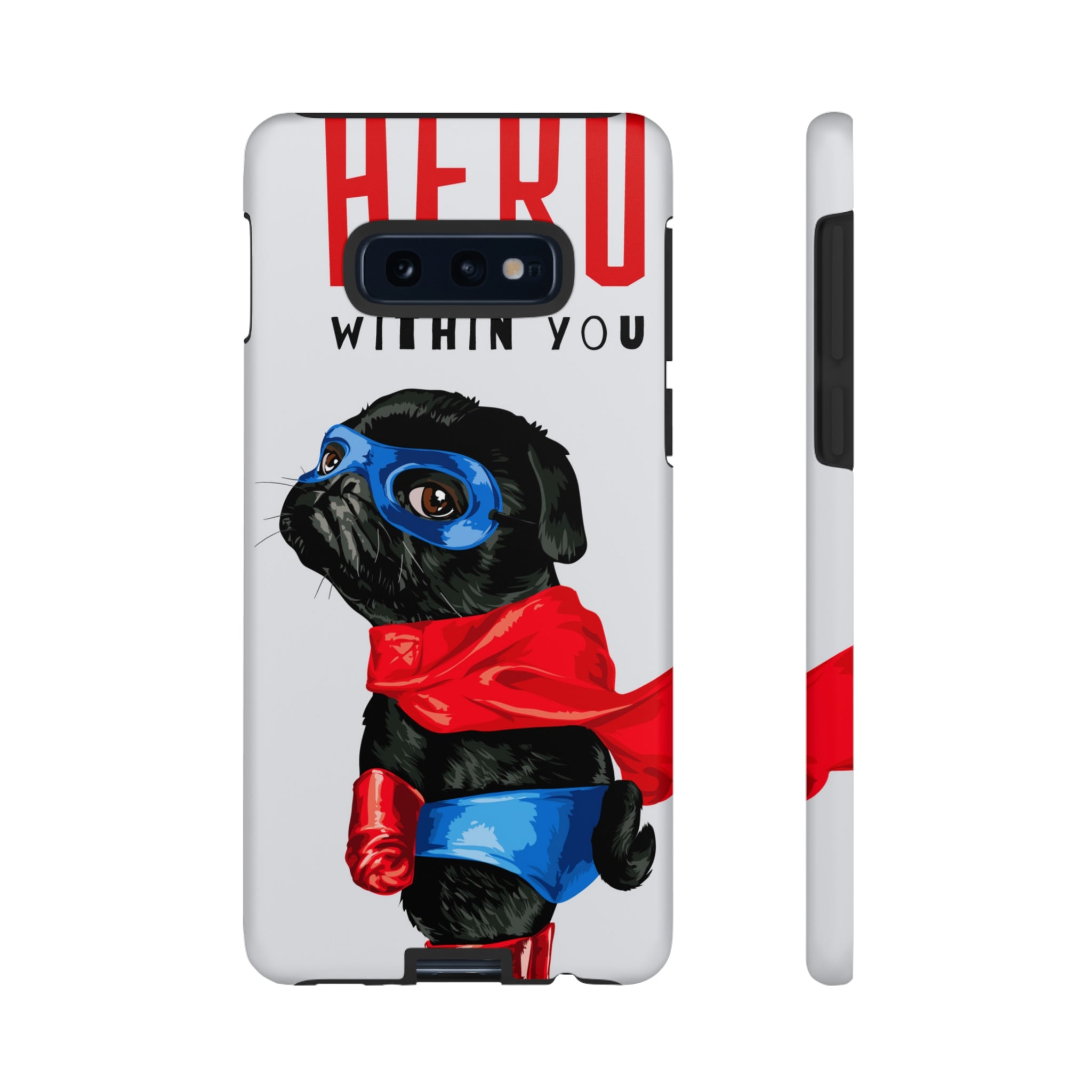 Hero Pug Android Case (Protective) Samsung Galaxy S10E Matte Phone Case