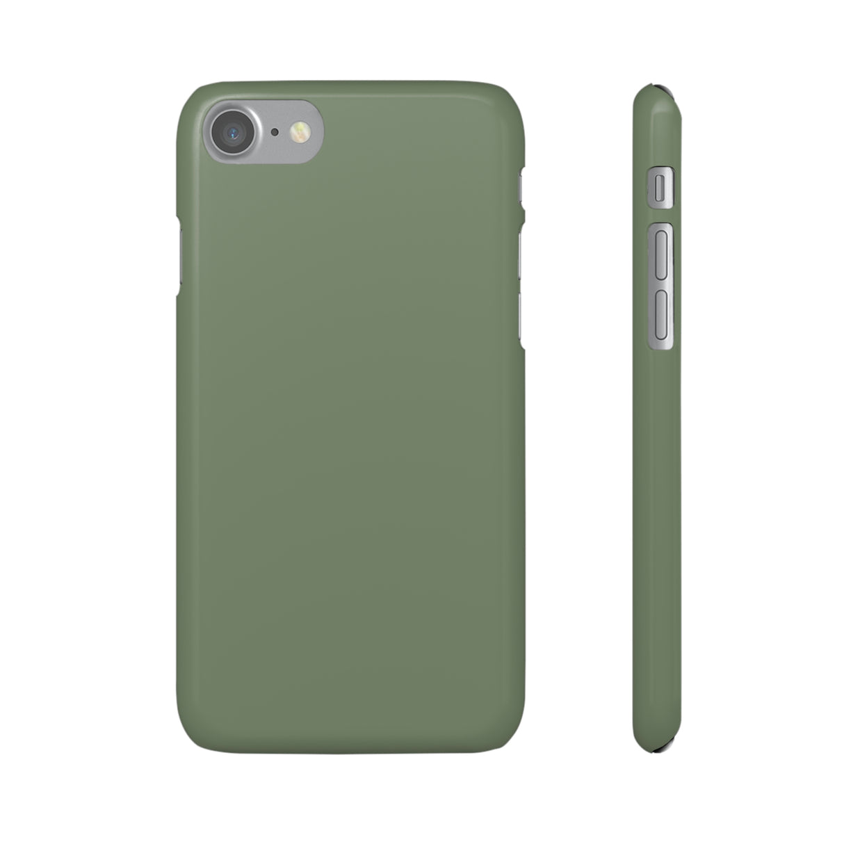 Camouflage Green iPhone Case (Slim) iPhone 7 Glossy Phone Case