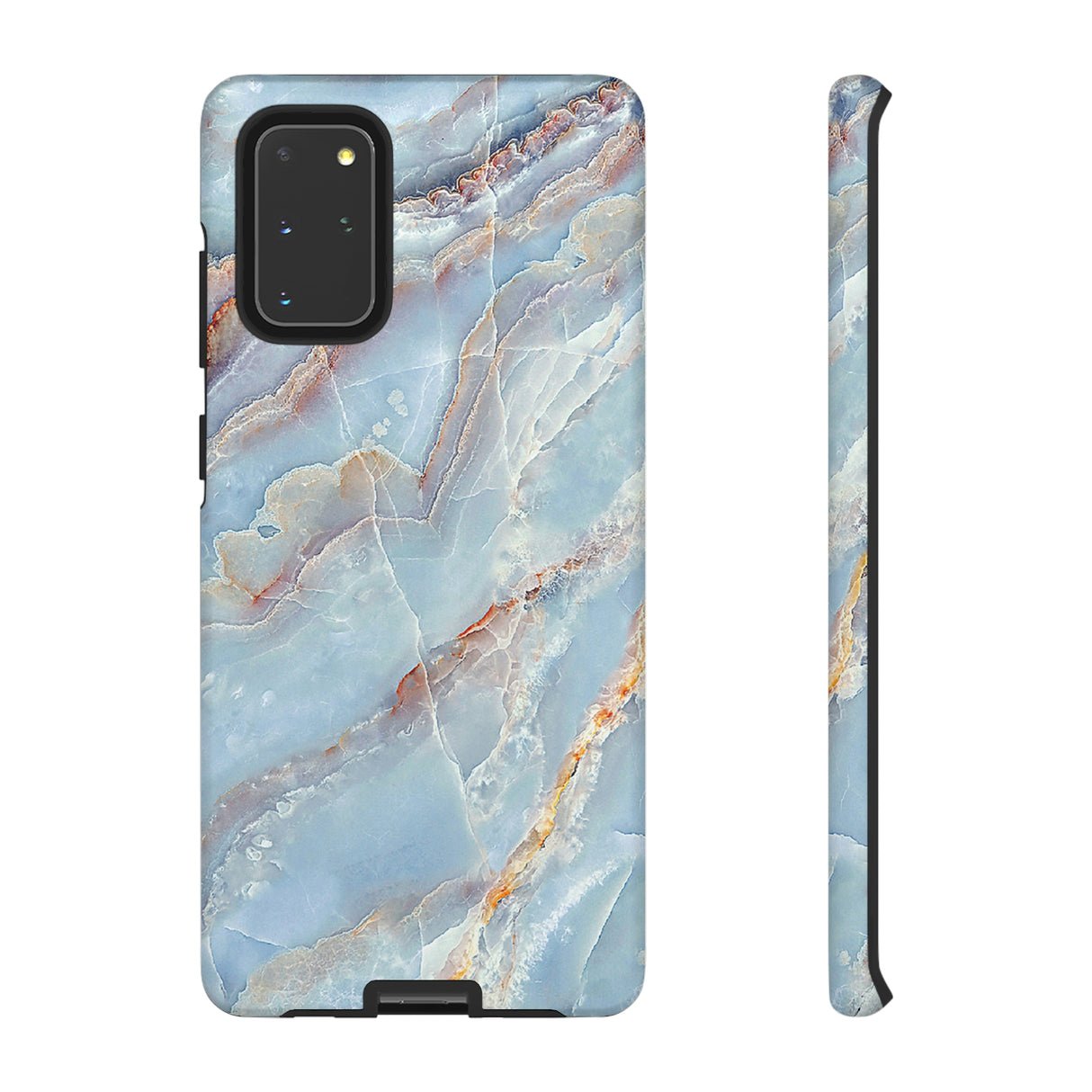 Blue Marble Background Android Case (Protective) Samsung Galaxy S20+ Matte Phone Case