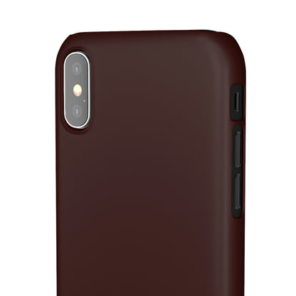 Dark Sienna Purple iPhone Case (Slim) Phone Case