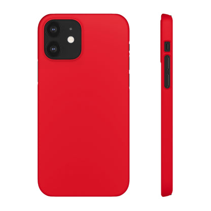 Cadmium Red iPhone Case (Slim) iPhone 12 Matte Phone Case