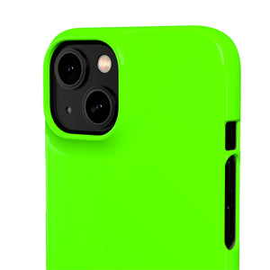 Bright Green iPhone Case (Slim) Phone Case