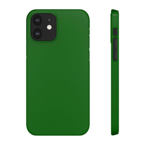 Dark Green iPhone Case (Slim) iPhone 12 Glossy Phone Case