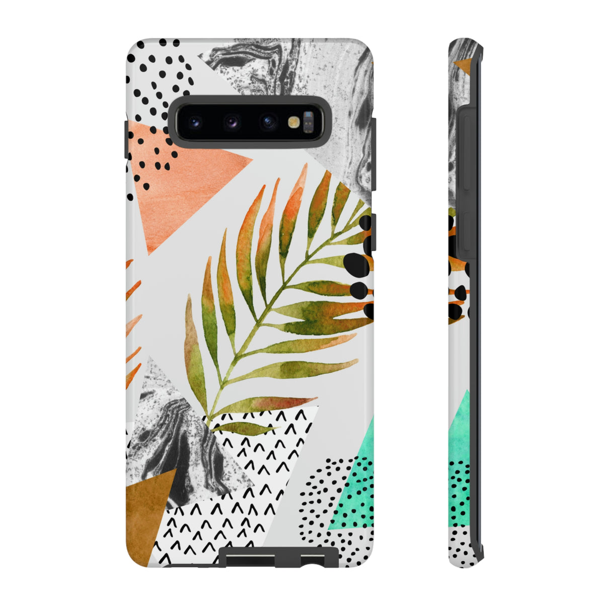 Feather & Noise Android Case (Protective) Samsung Galaxy S10 Plus Glossy Phone Case