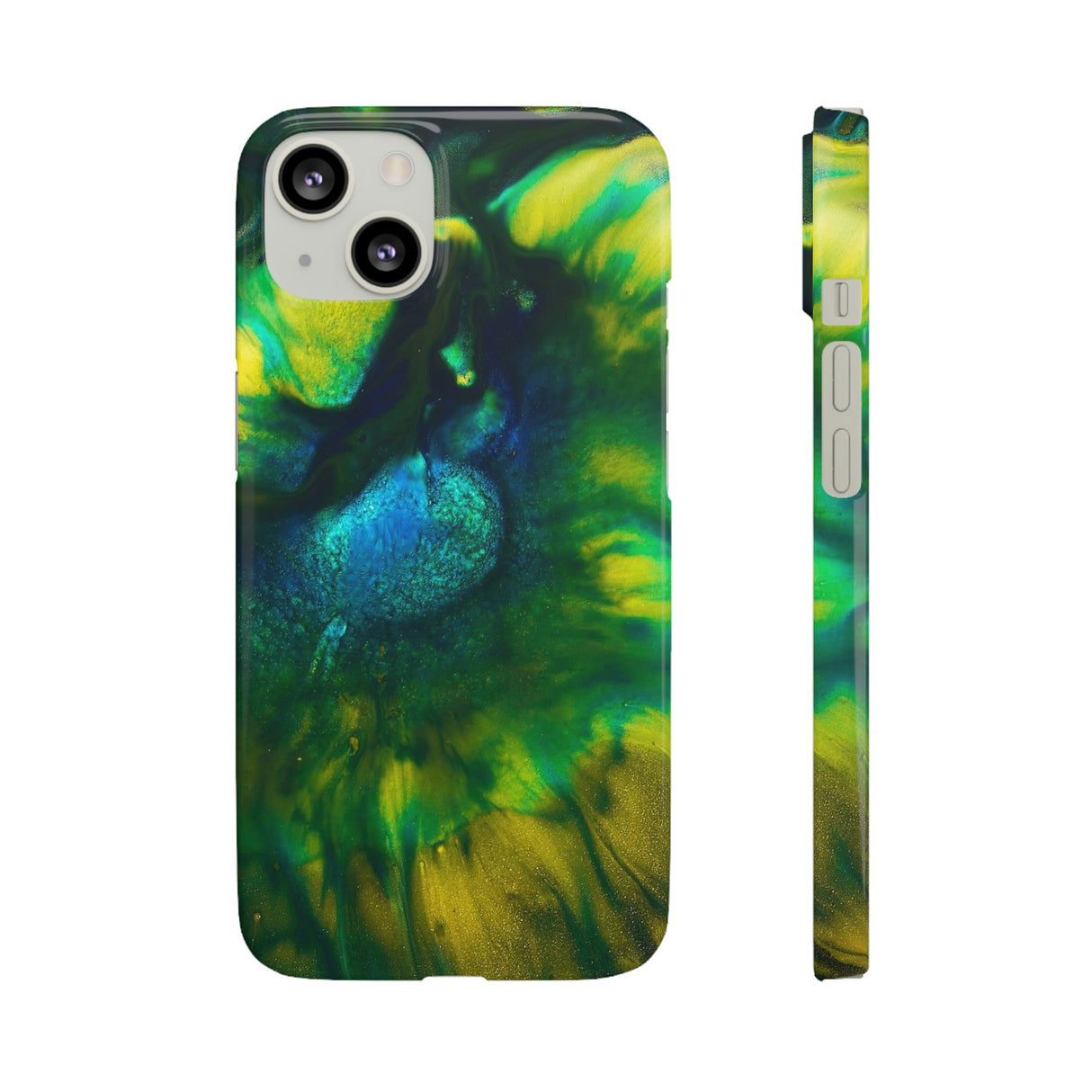 Dragon Eye Ink Art iPhone Case (Slim) iPhone 13 Glossy Phone Case