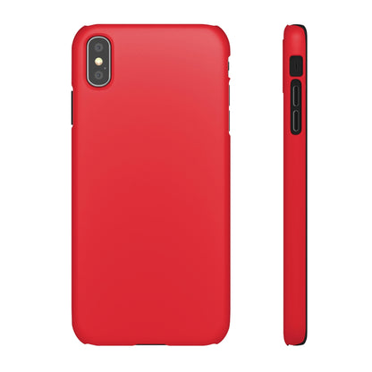 Alizarin crimson iPhone Case (Slim) iPhone XS MAX Matte Phone Case