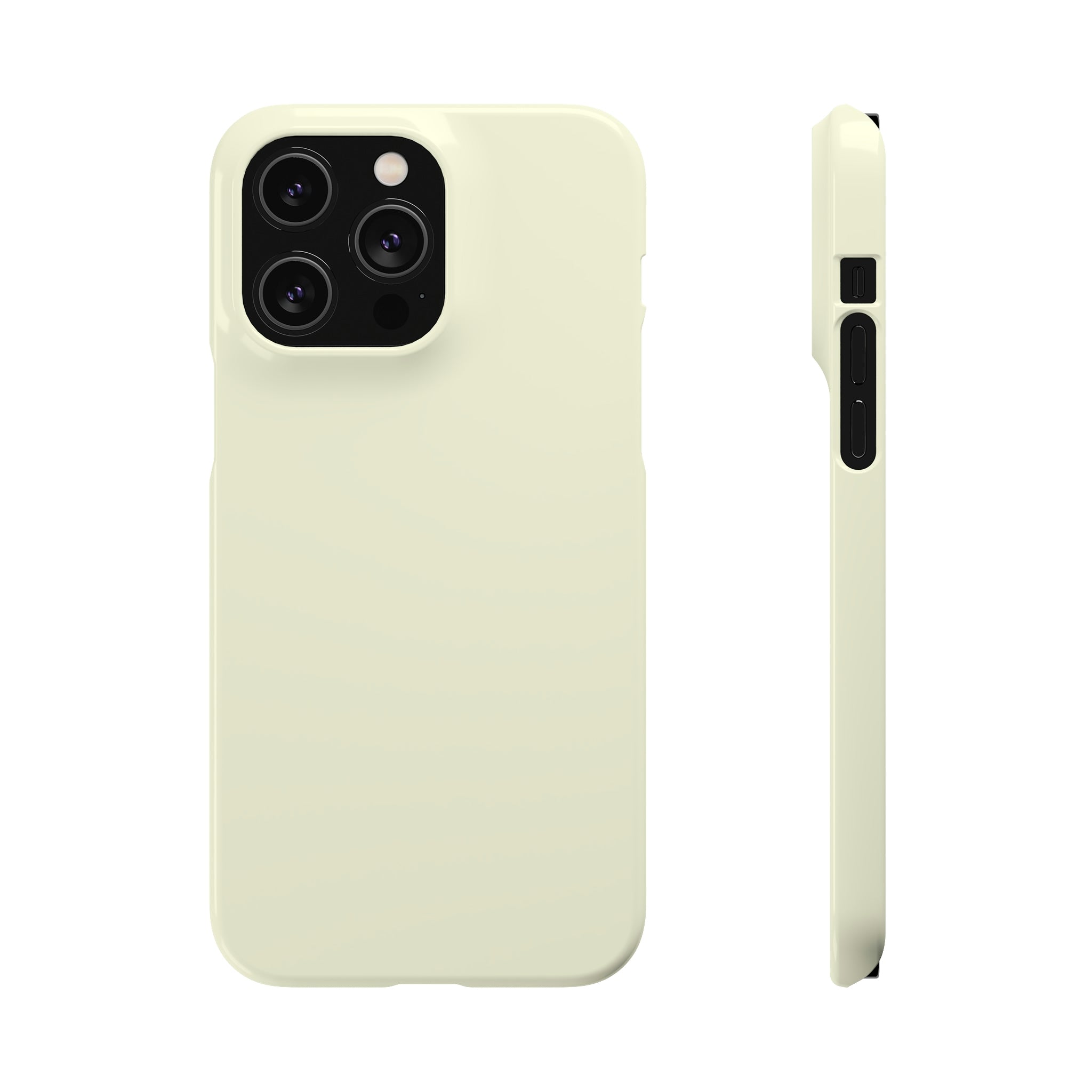 Beige iPhone Case (Slim) iPhone 14 Pro Max Glossy Phone Case