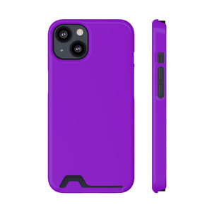 Electric Purple iPhone Case (Card) iPhone 13 Glossy With gift packaging Phone Case