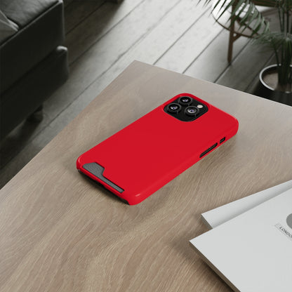 Cadmium Red iPhone Case (Card) Phone Case