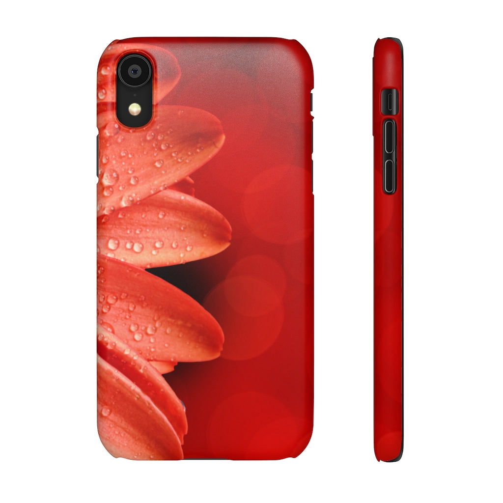 Red Spring Flower Samsung/iPhone (Slim) Phone Case