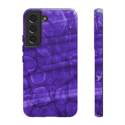 Purple Ebru Art Android Case (Protective) Samsung Galaxy S22 Glossy Phone Case